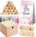 Marsui Baby Shower Blocks Game Kit for Fun Gender Reveal Parties
