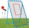 7x4 ft Multi-Sport Rebounder Net - Portable Bounce Back Trainer
