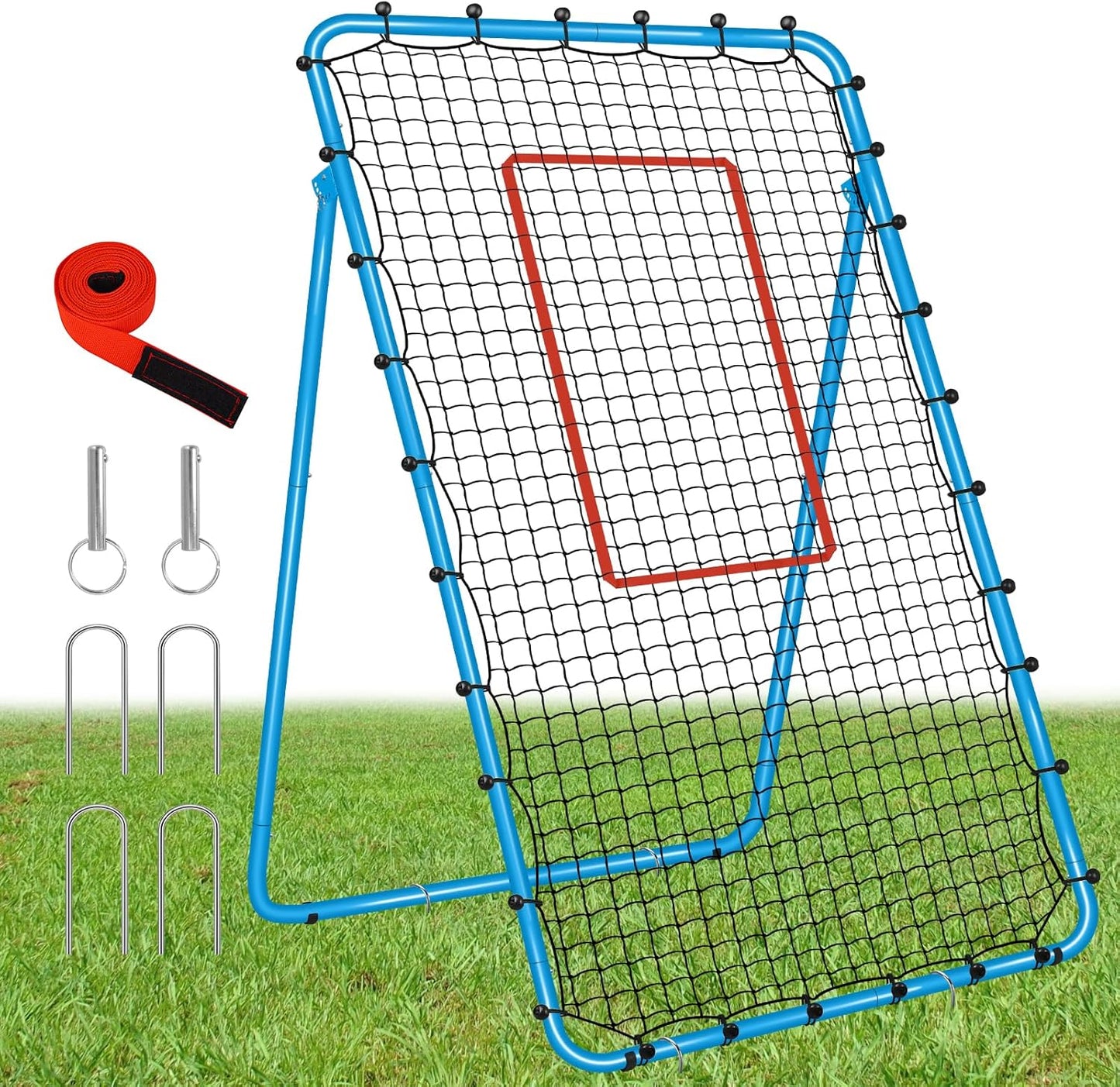 7x4 FT Multi-Sport Rebounder Net for Effective Training