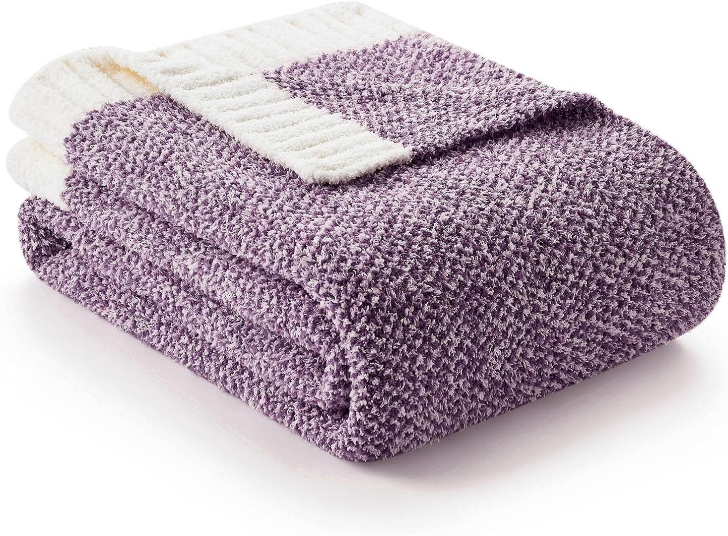 Snuggle Sac Buttery Purple Throw Blanket for Cozy Comfort