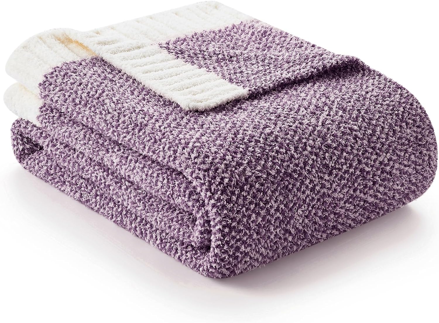 Snuggle Sac Buttery Purple Throw Blanket for Cozy Comfort