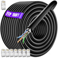 Cat 6 Outdoor Ethernet Cable 150ft Shielded STP - Direct Burial