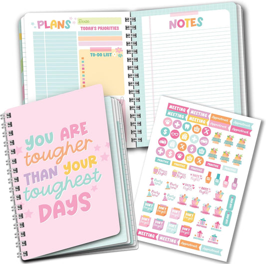 Compact Motivational Daily Planner - Boost Productivity!
