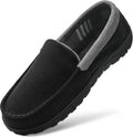 Mens Moccasins Slippers for Men - Memory Foam Indoor Outdoor