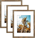 Frametory 16x20 Picture Frame With Mat for 11x14 Picture - Rustic