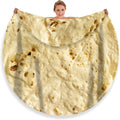 moonysweet Tortilla Blanket for Adults and Kids - Funny Fleece