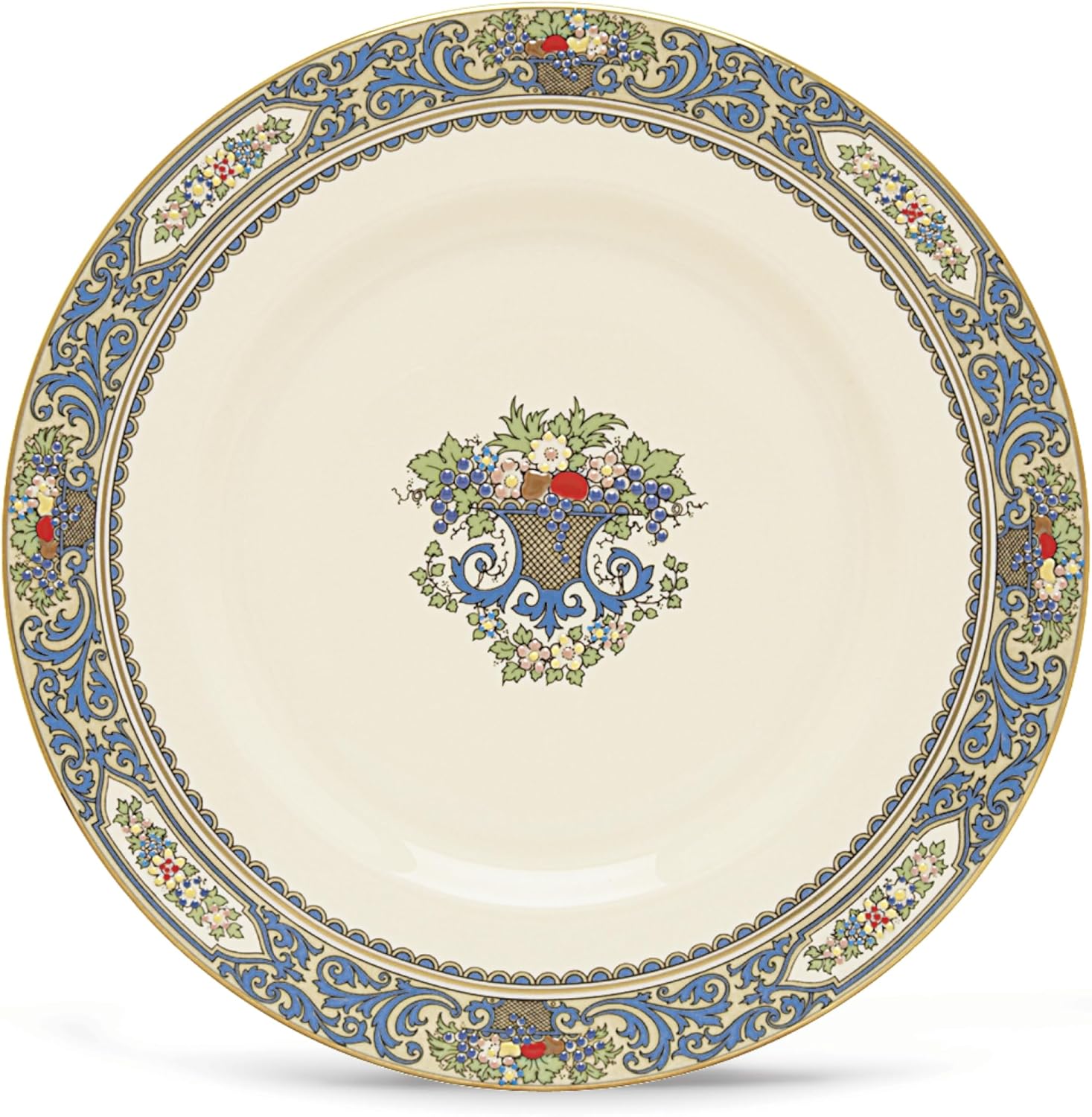Lenox Autumn Salad Plate - Elegant Ivory Bone China Design