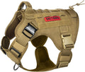 Tactical Dog Harness Vest FIRE Watcher 2.0 - No-Pull, Heavy Duty