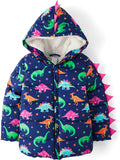 Gymboree girls And Toddler Puffer Jacket - Warm, Cute Dino Style