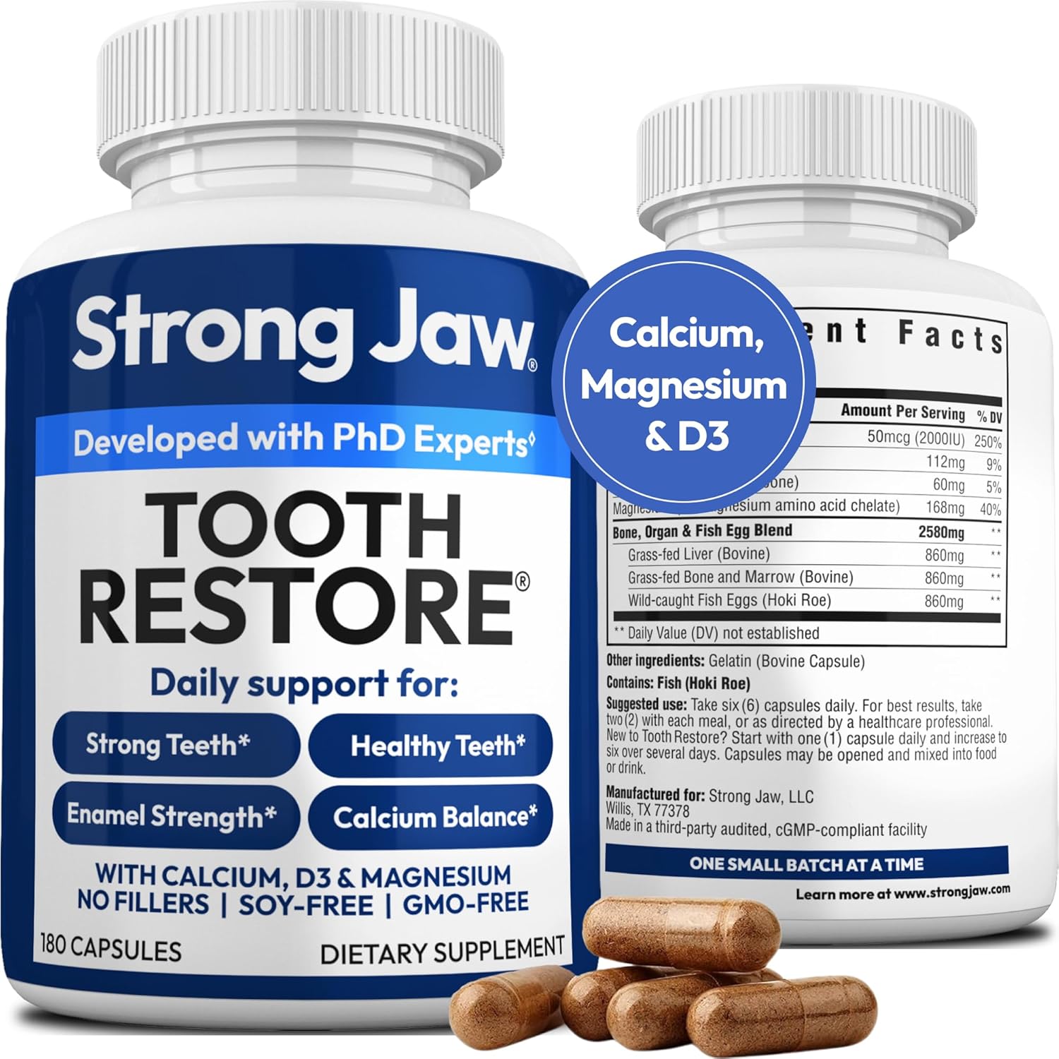 Tooth Restore for Adults with Remineralizing Gum Support
