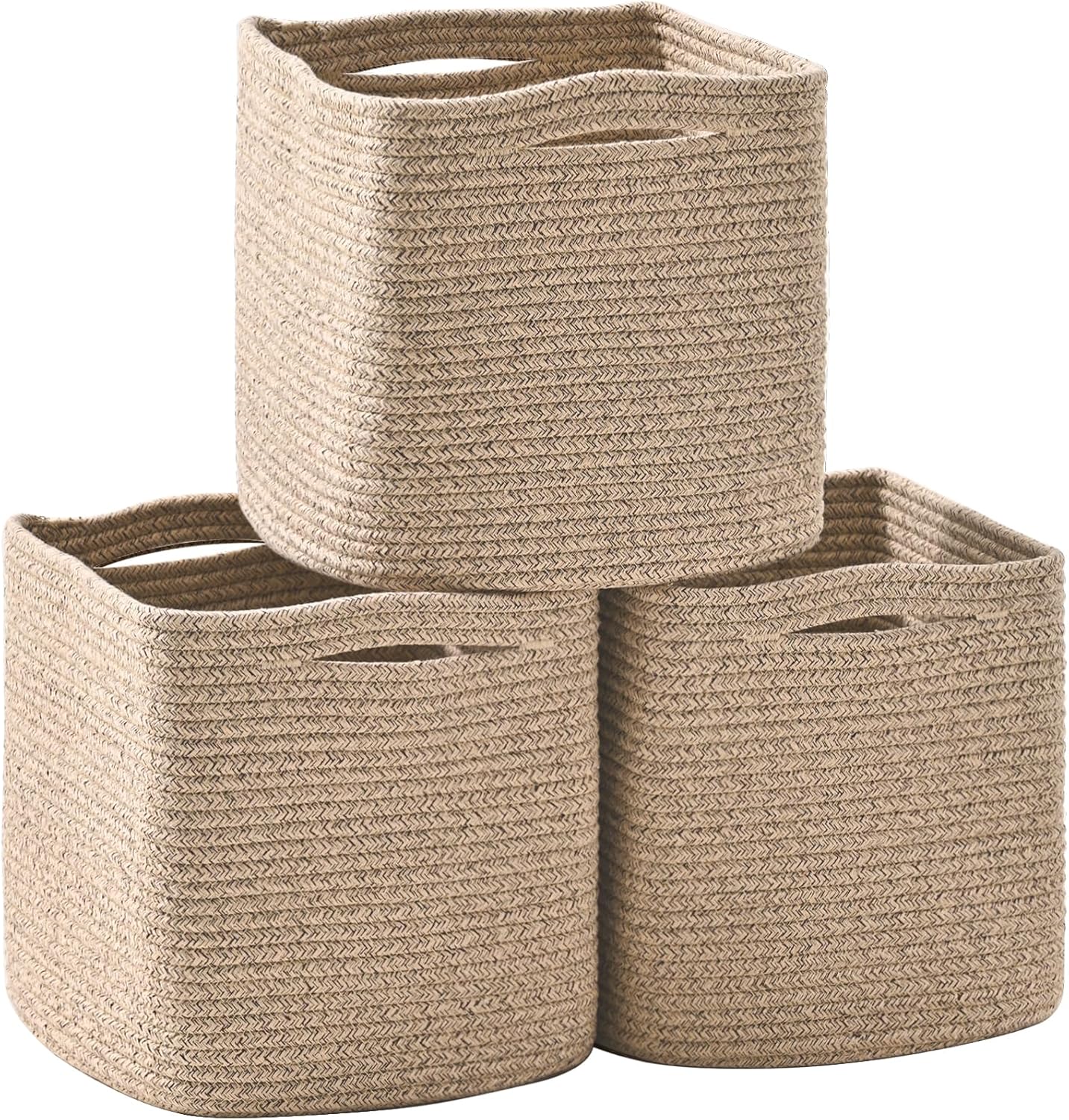 13 Inch Cube Storage Bins for Organizing Toys, Clothes, and More