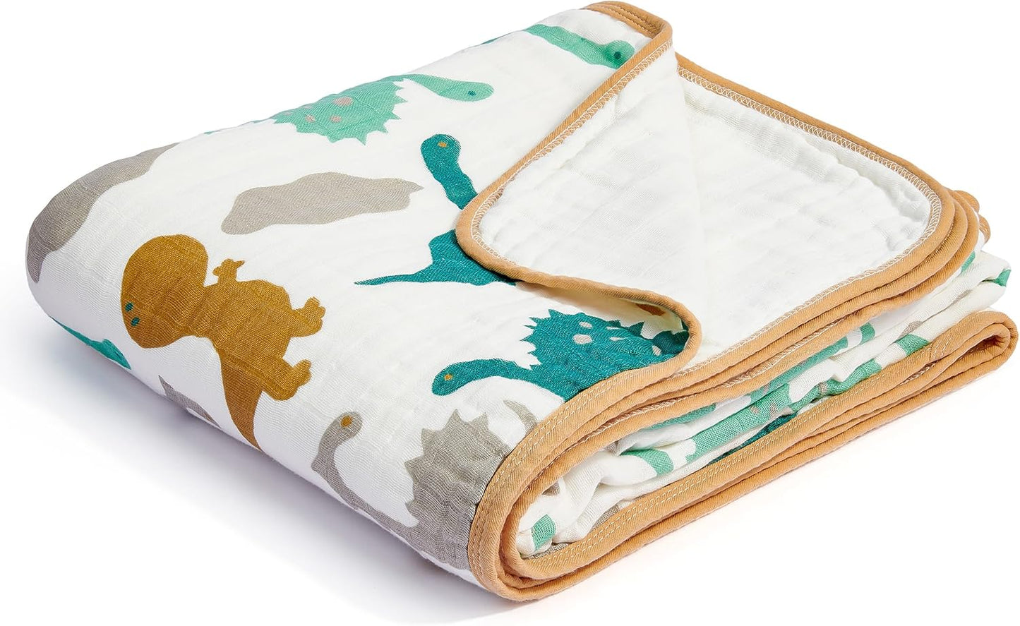 ZPECC Muslin Toddler Blanket for Crib and Stroller Use