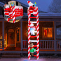 Joliyoou 10FT Christmas Inflatable Ladder to Chimney - Eye-Catching