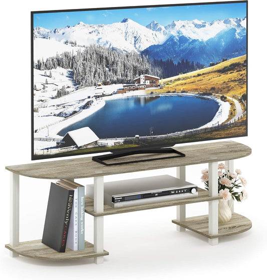 Furinno Turn-S-Tube Wide TV Entertainment Center for 55-Inch TVs