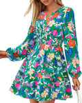 BTFBM Fall Dresses for Women 2025 Long Sleeve Mini Dress (Style N29W)