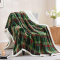PU MEI Sherpa Fleece Throw Blanket for All Season Use