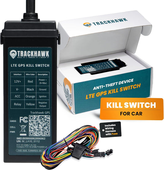 Trackhawk VL03 GPS Kill Switch for Real-Time Vehicle Tracking