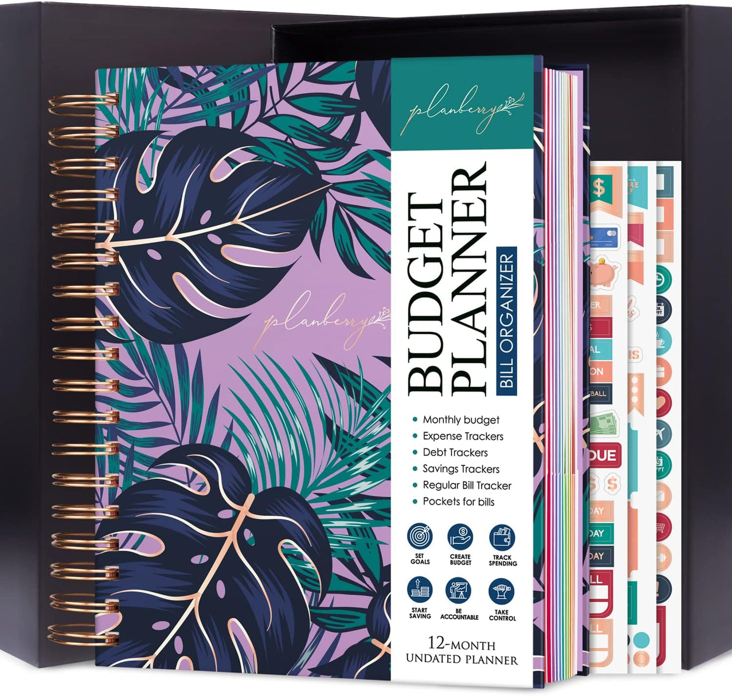 PLANBERRY Large Budget Planner & Monthly Bill Organizer Review