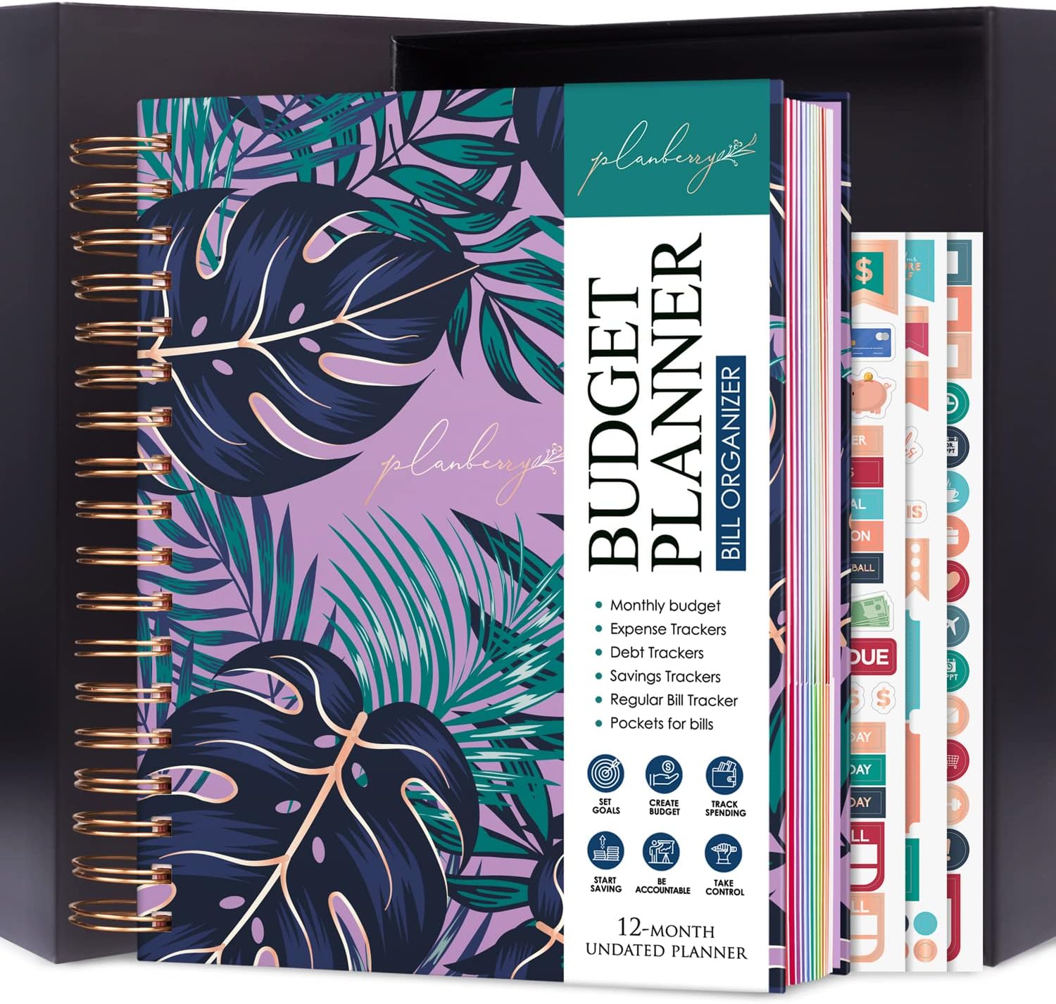 PLANBERRY Large Budget Planner & Monthly Bill Organizer Review