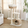 KAMABOKO Modern Cat Tree for Indoor Cats - Stable 39in Perch
