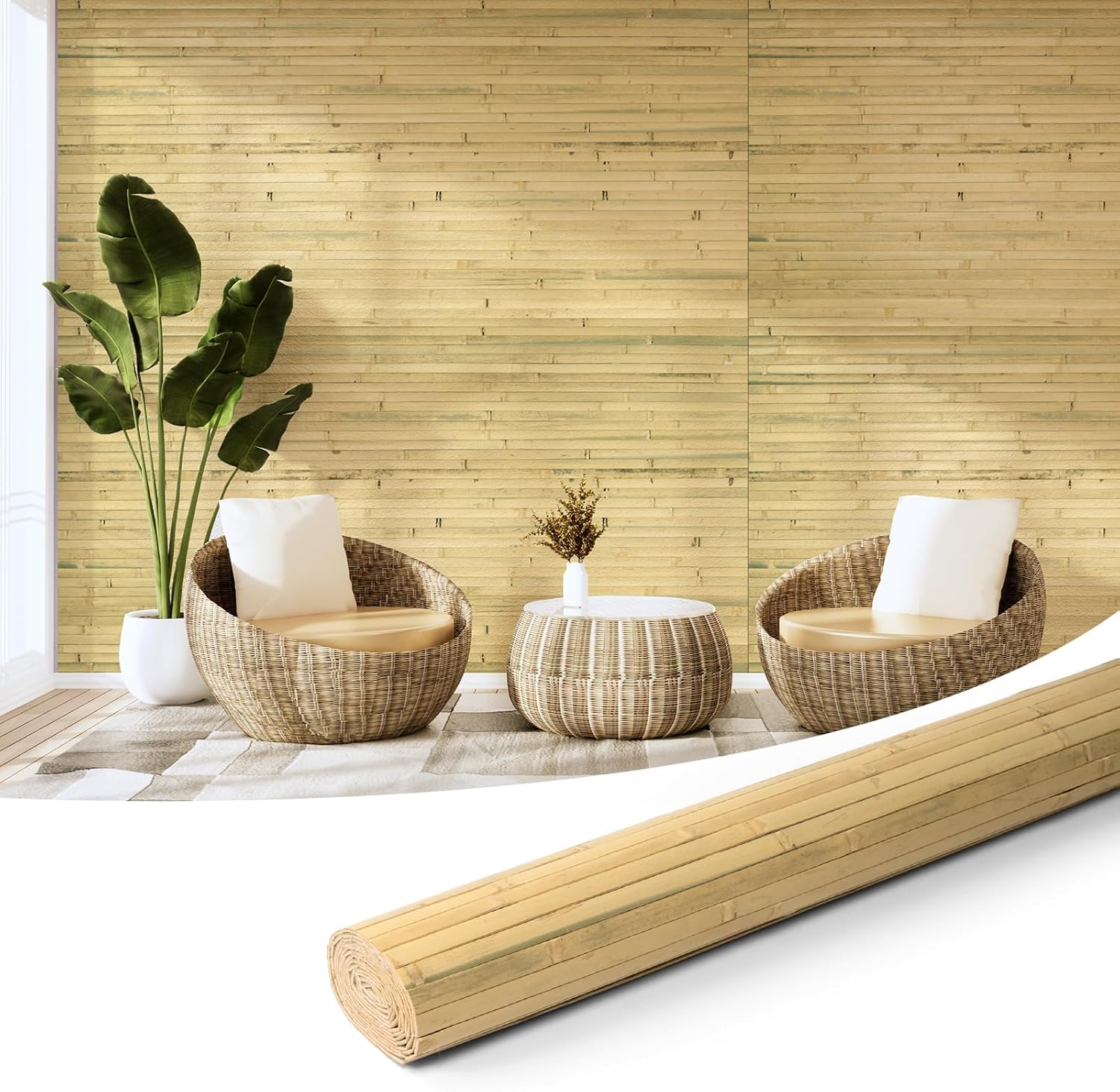 Art3d Natural Bamboo Wall Panel for Stunning Interior Decor