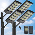 Solar Street Lights Outdoor Waterproof 50000LM 4-Pack - Bright