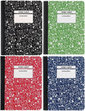 Staples Wide Ruled Composition Books 4 Pack - Durable 100-Page Set