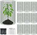24in x 12in Wire Plant Protectors 30-Pack - Flexible Garden Guards