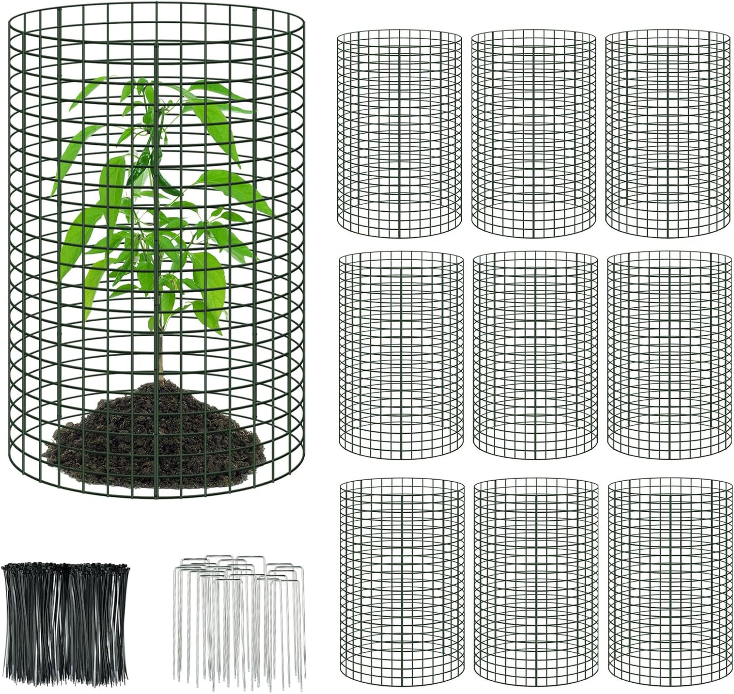 Large Wire Plant Protectors for Garden and Vegetable Protection