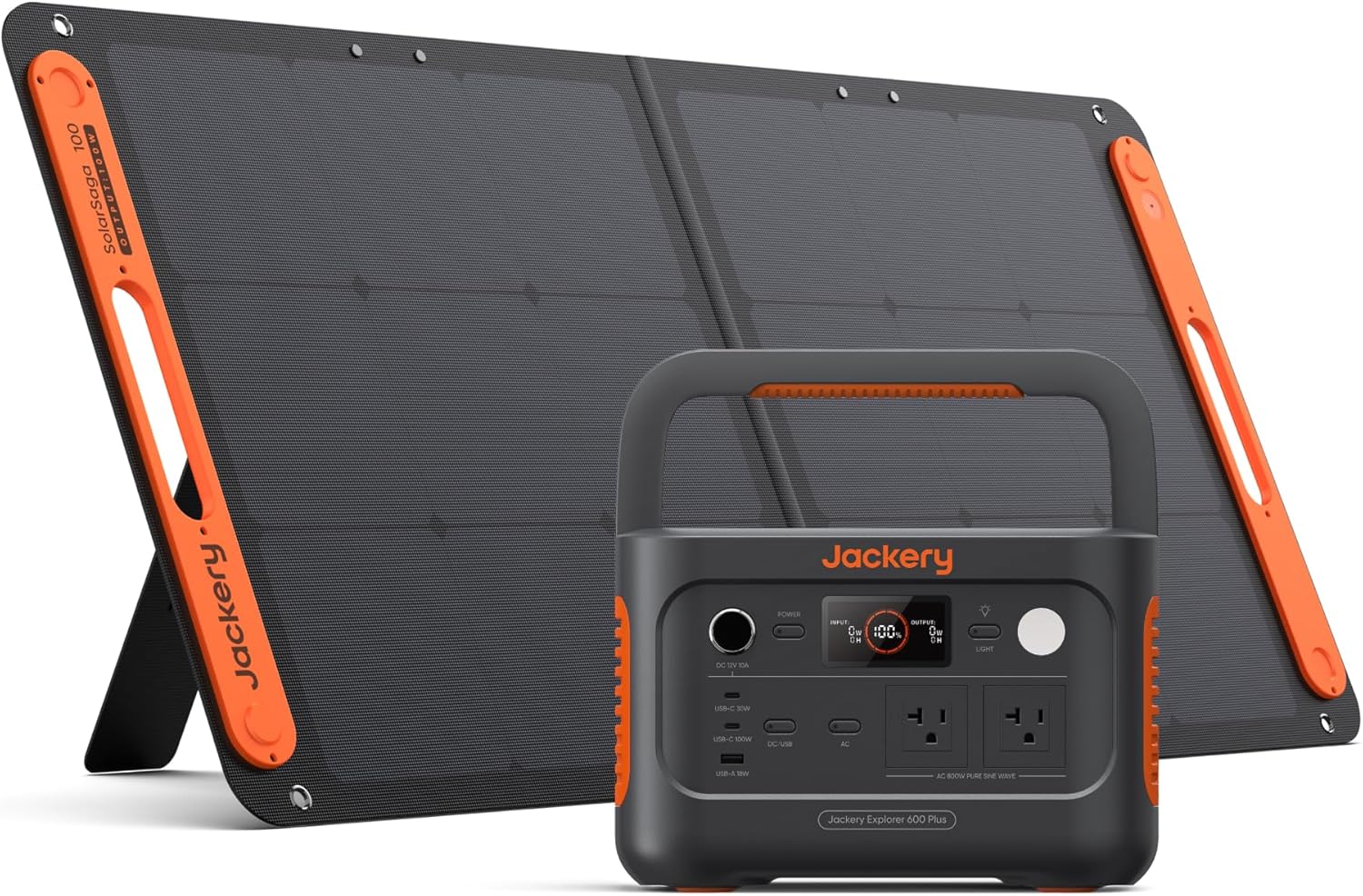 Jackery Solar Generator 600 Plus: 1-Hr Fast Charge