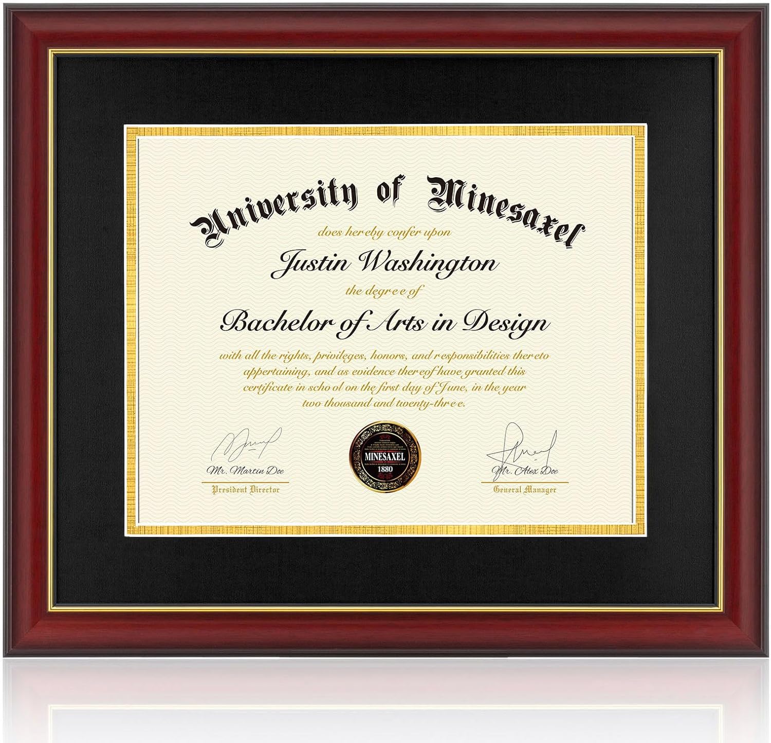 15x18 Diploma Frames with 11x14 Mat for Stylish Display