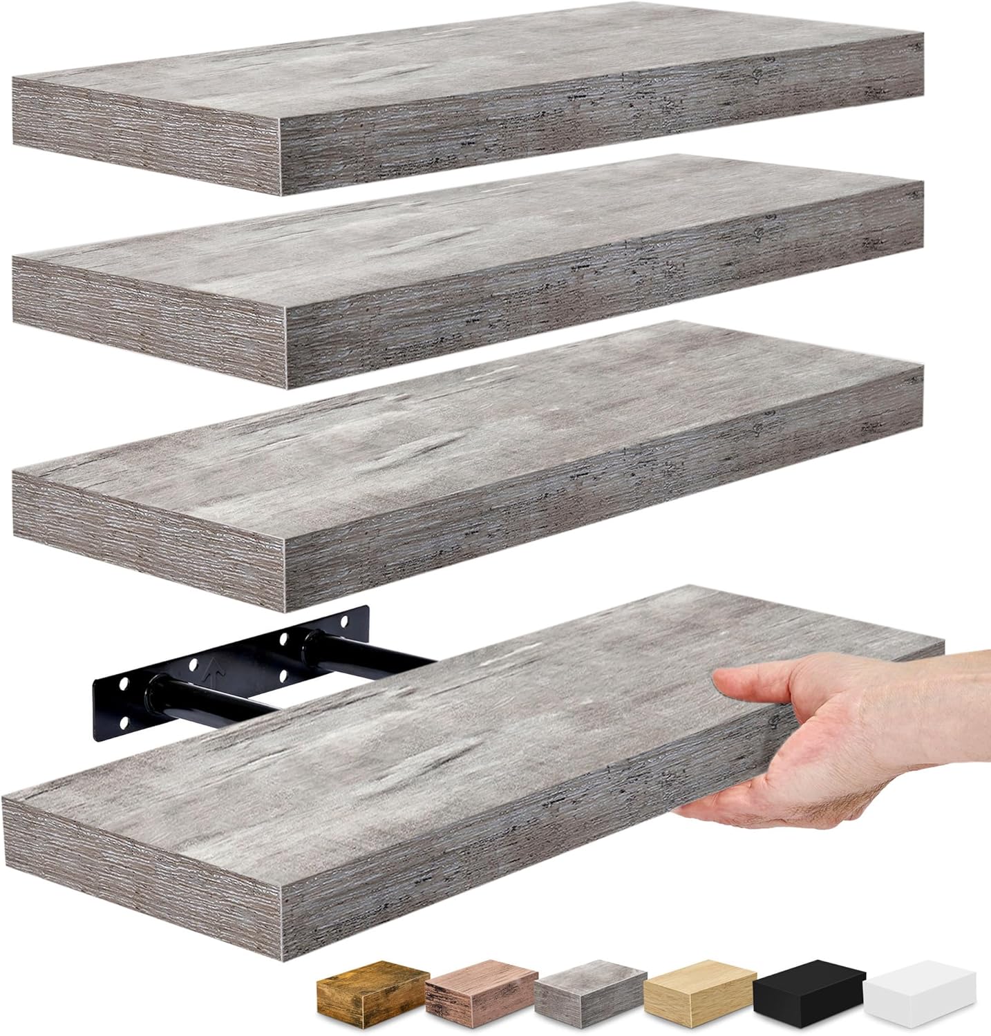 Sorbus Floating Shelves for Wall - Stylish Storage Solution