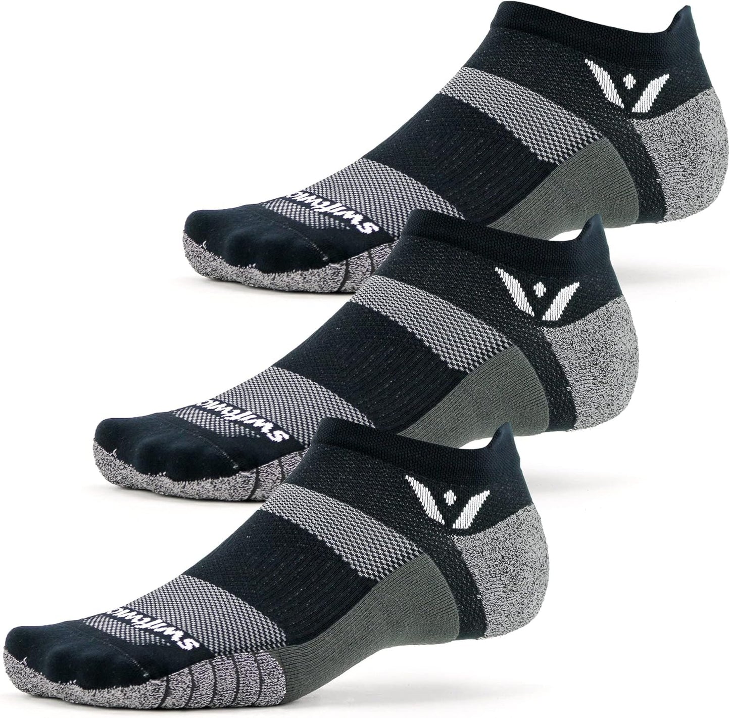 Swiftwick FLITE XT No Show Running Socks for Ultimate Stability