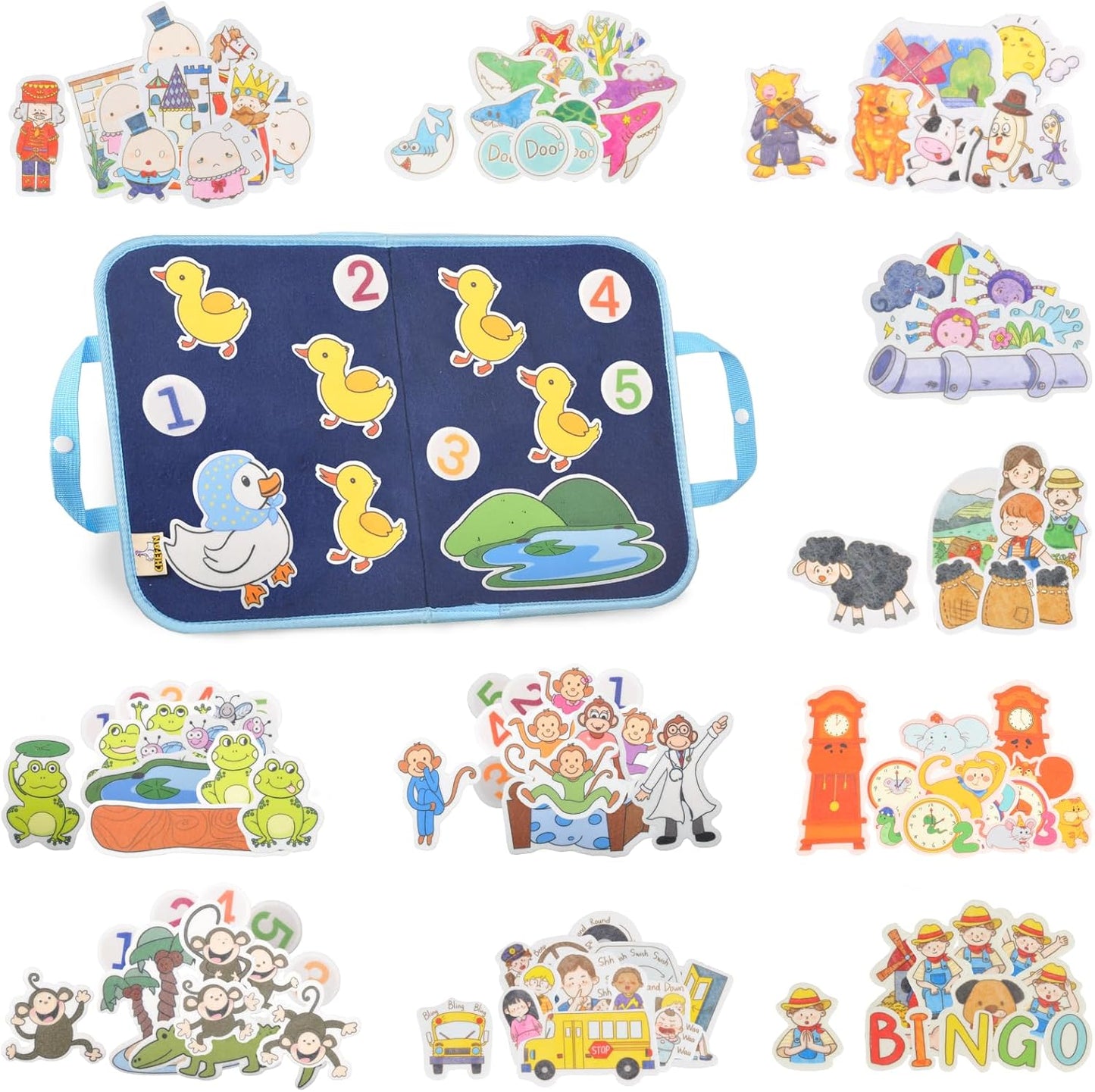 Interactive Storytelling Set for Preschool Activities and Fun