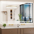 36x60 in LED Bathroom Mirror with Lights - Bright Backlit + Front Lit