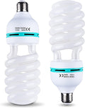 EMART Full Spectrum 105W Spiral CFL Daylight Bulb - 2 Pack