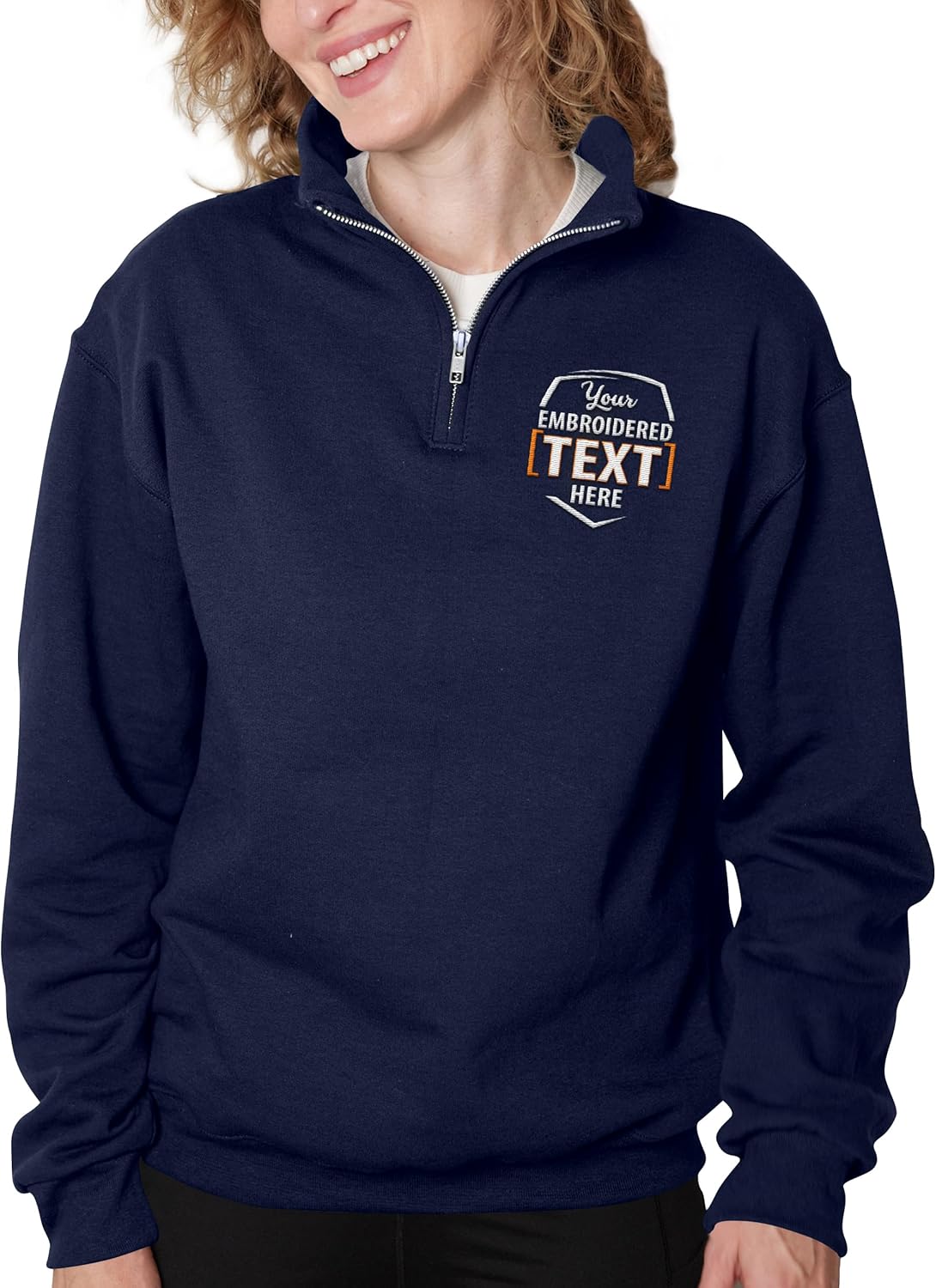 Custom Embroidered Quarter Zip: Personalize Your Style!