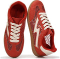 Fashionable Women's Sneakers - Lace-Up Design for All-Day Comfort