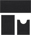Ultra Soft Bathroom Runner Rugs Set of 3 for Home Use
