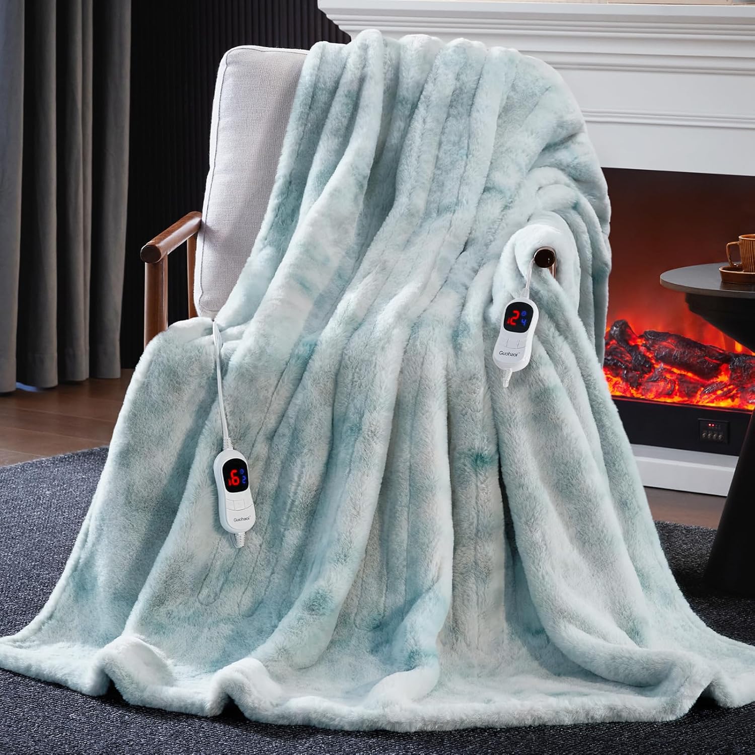Guohaoi Heated Blanket Electric Throw for Ultimate Comfort