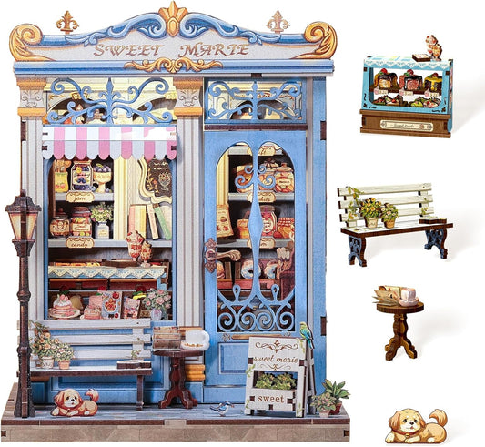 Cutefun Book Nook Kit - DIY Miniature House for Creative Minds