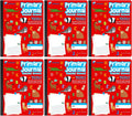 Primary Composition Notebook K-2 6 Pack - Picture Space Red