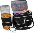 Dog Travel Bag for Supplies - Double-Layer Airline Approved Weekend