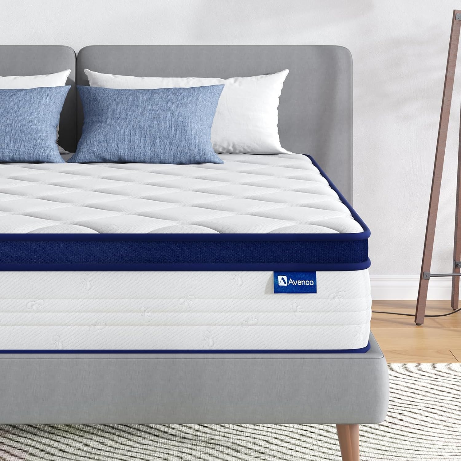 Avenco King Size Mattress: 12 Inch Hybrid Comfort Foam Design