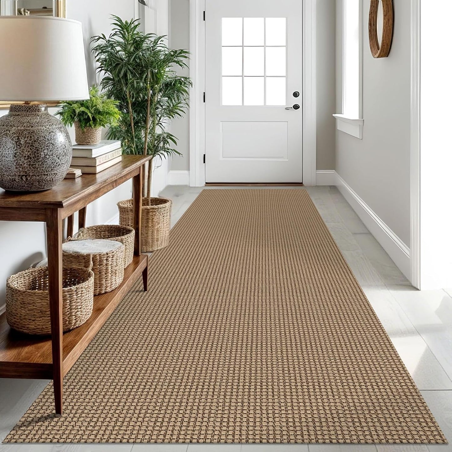 IOHOUZE Washable Runner Rug 3x10 Non Slip for Hallway Use