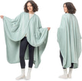 Primalush Wearable Blanket Aspiring Blue - Pocketed Plush Cape