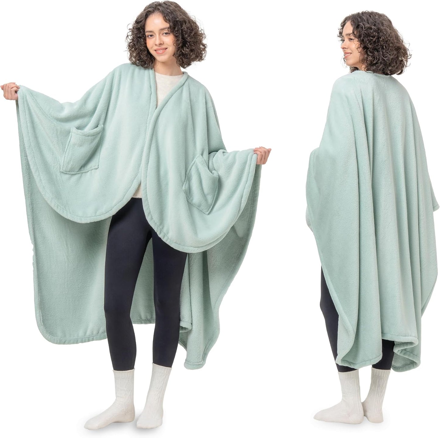 Berkshire Blanket Primalush Wearable Blanket for Cozy Comfort