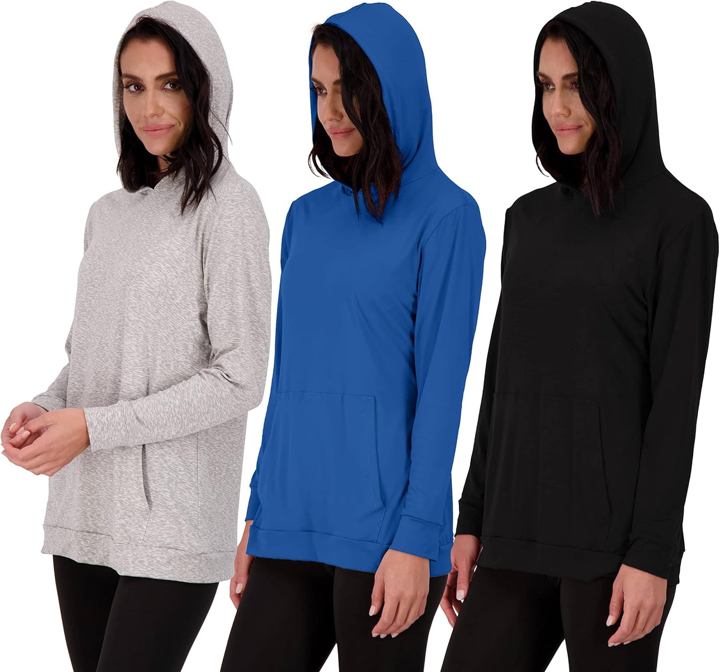 Women's 3 Pack Dry Fit Hoodie - Active Lounge
