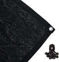 Shatex 90% Shade Fabric Sun Shade Cloth Taped Edge with Grommets - 8 x