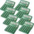 8 Pack Calculator Desktop 12-Digit Solar Dual Power - Office Pack